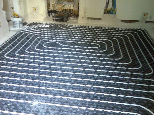 Realizzazione pavimento radiante
